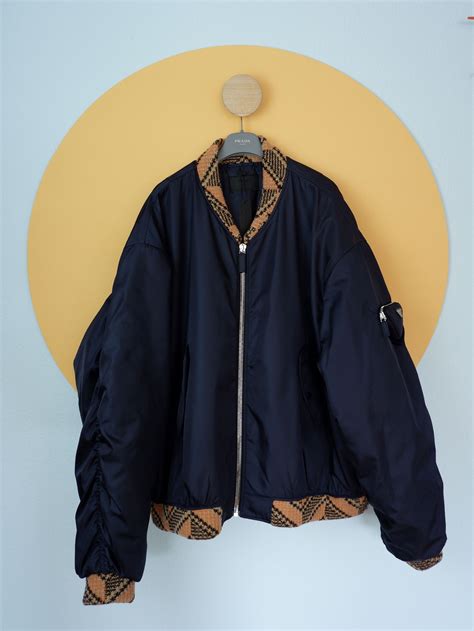 raf simons prada bomber jacket|Prada aw21 bomber jacket.